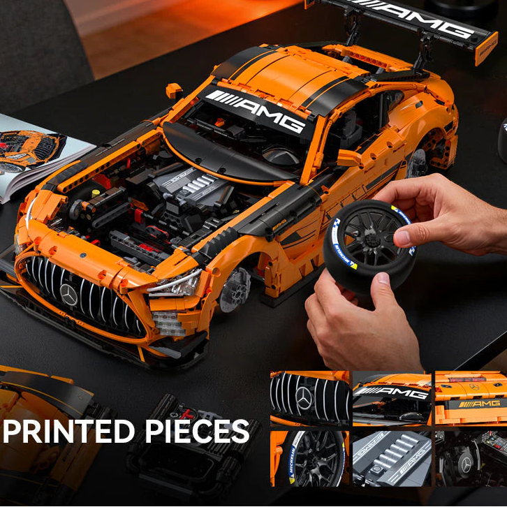1:8 GT Racing Car Building Block Model – 5466PCS Technical Assembly Set
