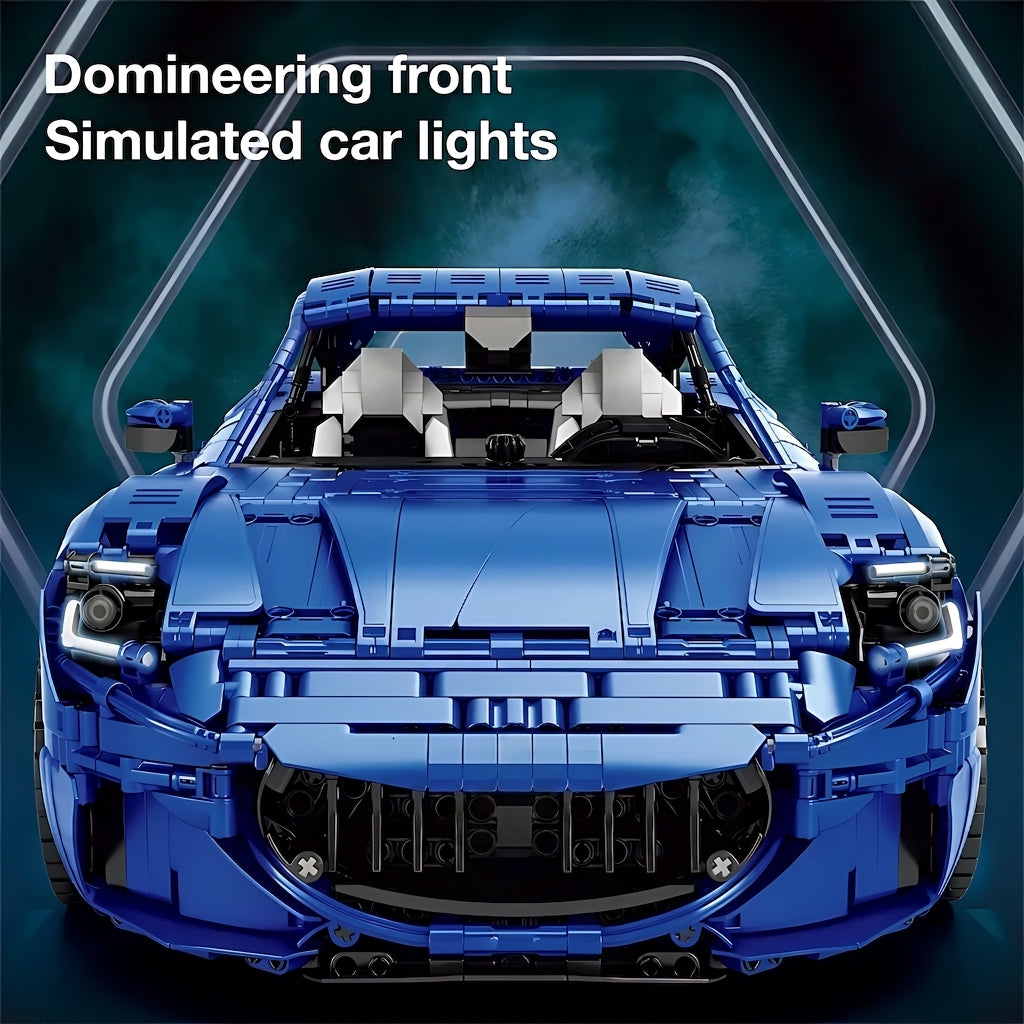 5480PCS 1:8 Technical Sports Car Building Block Model – MOC Assembly Set for Display