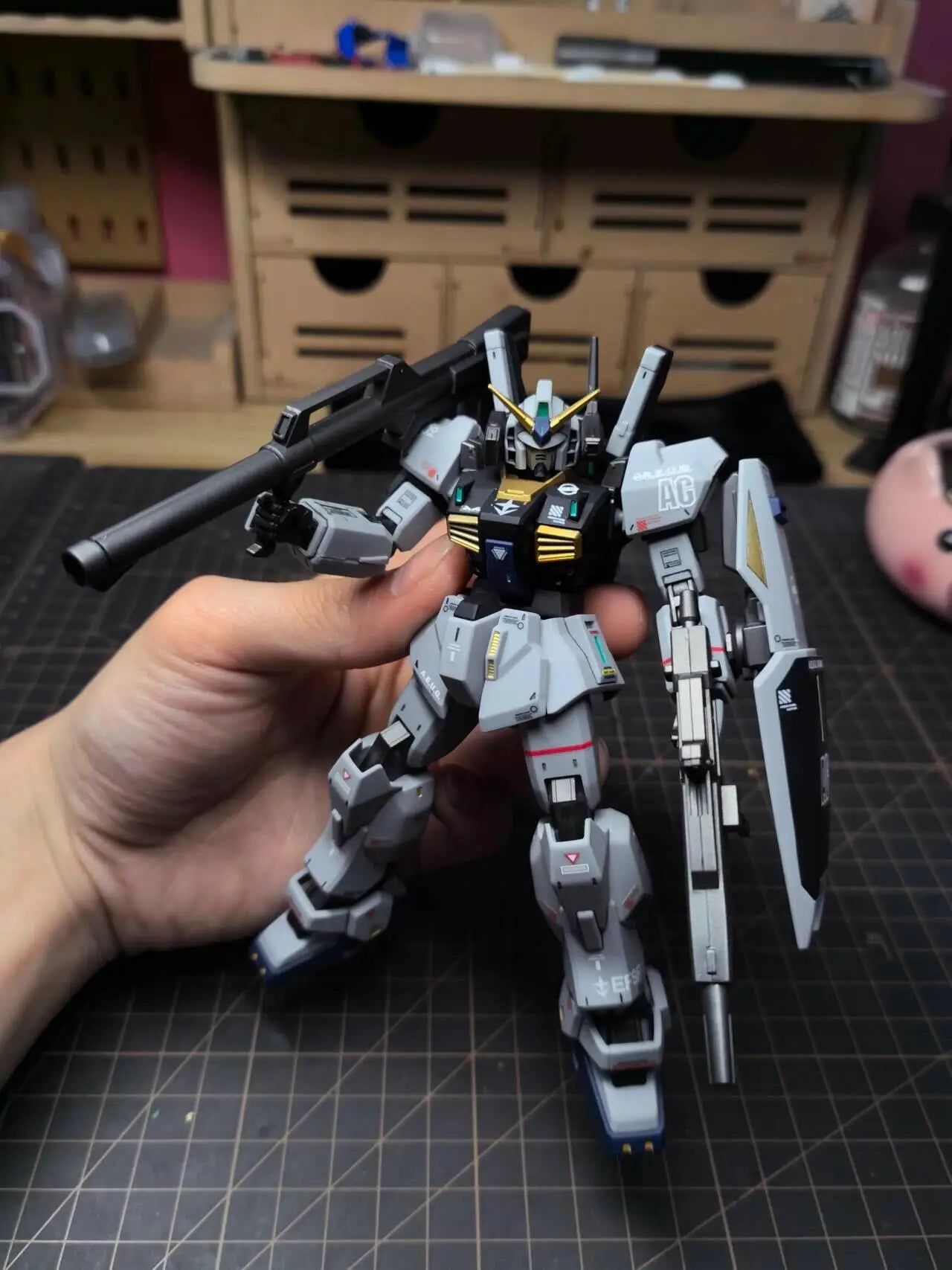 New 1/144 Scale Real Color Mecha Assembly Model Kit Action Figure Collectible Display Toy