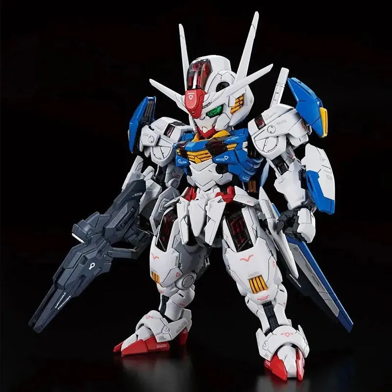 SUPA SD White Blue High Mobility Mecha Assembly Model Kit Action Figure Collectible Display Gift