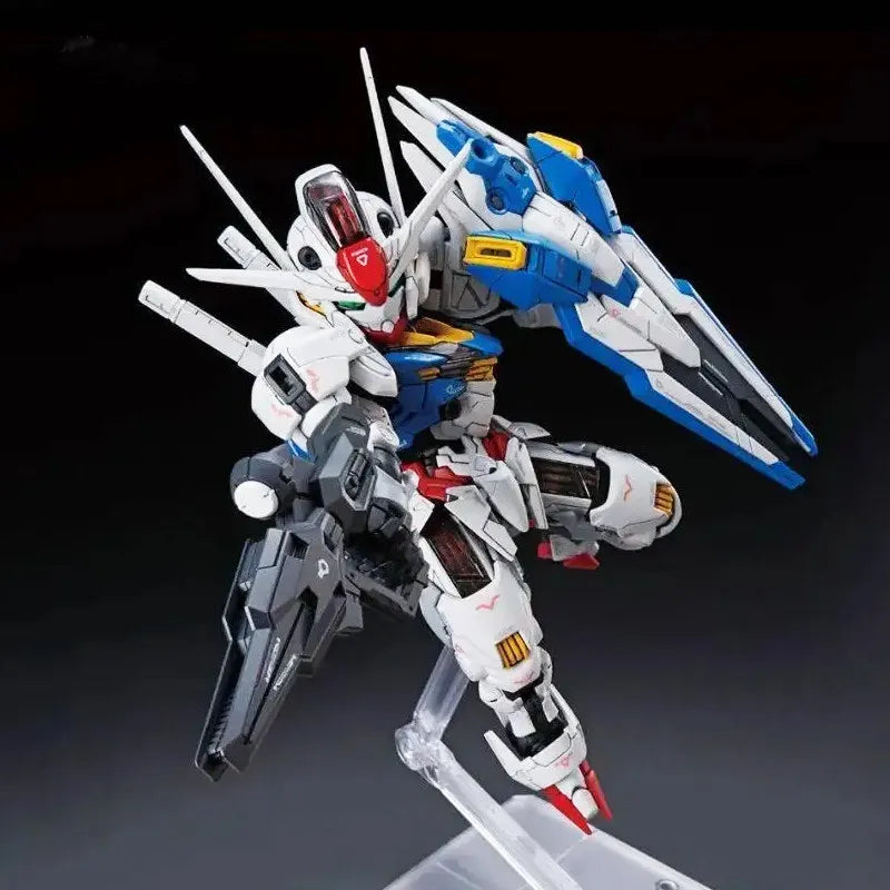 SUPA SD White Blue High Mobility Mecha Assembly Model Kit Action Figure Collectible Display Gift