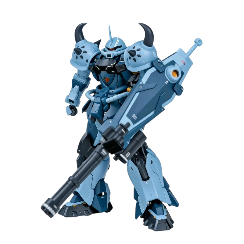 1/144 Scale Blue Combat Mecha Assembly Model Kit Action Figure with Water Decals
