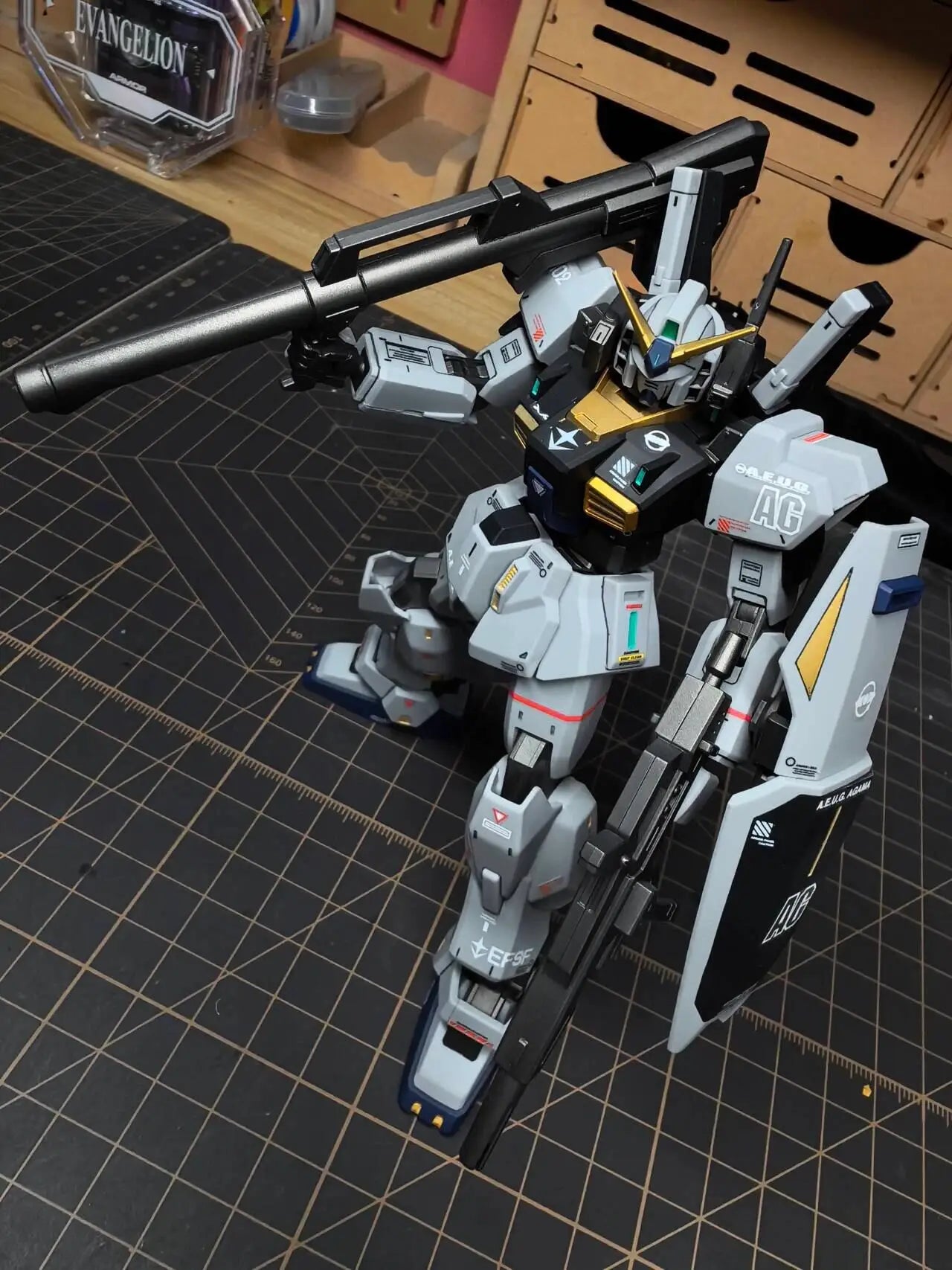 New 1/144 Scale Real Color Mecha Assembly Model Kit Action Figure Collectible Display Toy