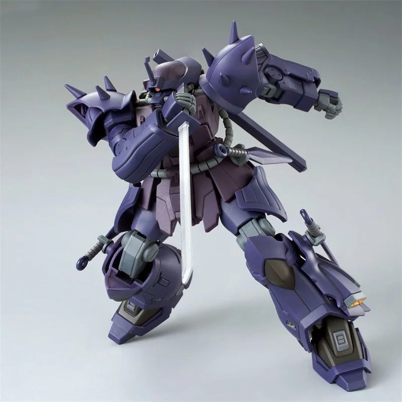 1/100 Scale Night Battle Mecha Assembly Model Kit Action Figure with Stickers, Display Stand & Dual Blade Weapons
