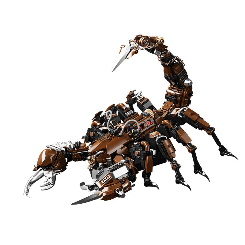 Build Your Own Mechanical Scorpion – 1,074-Piece Cyberpunk Building Set