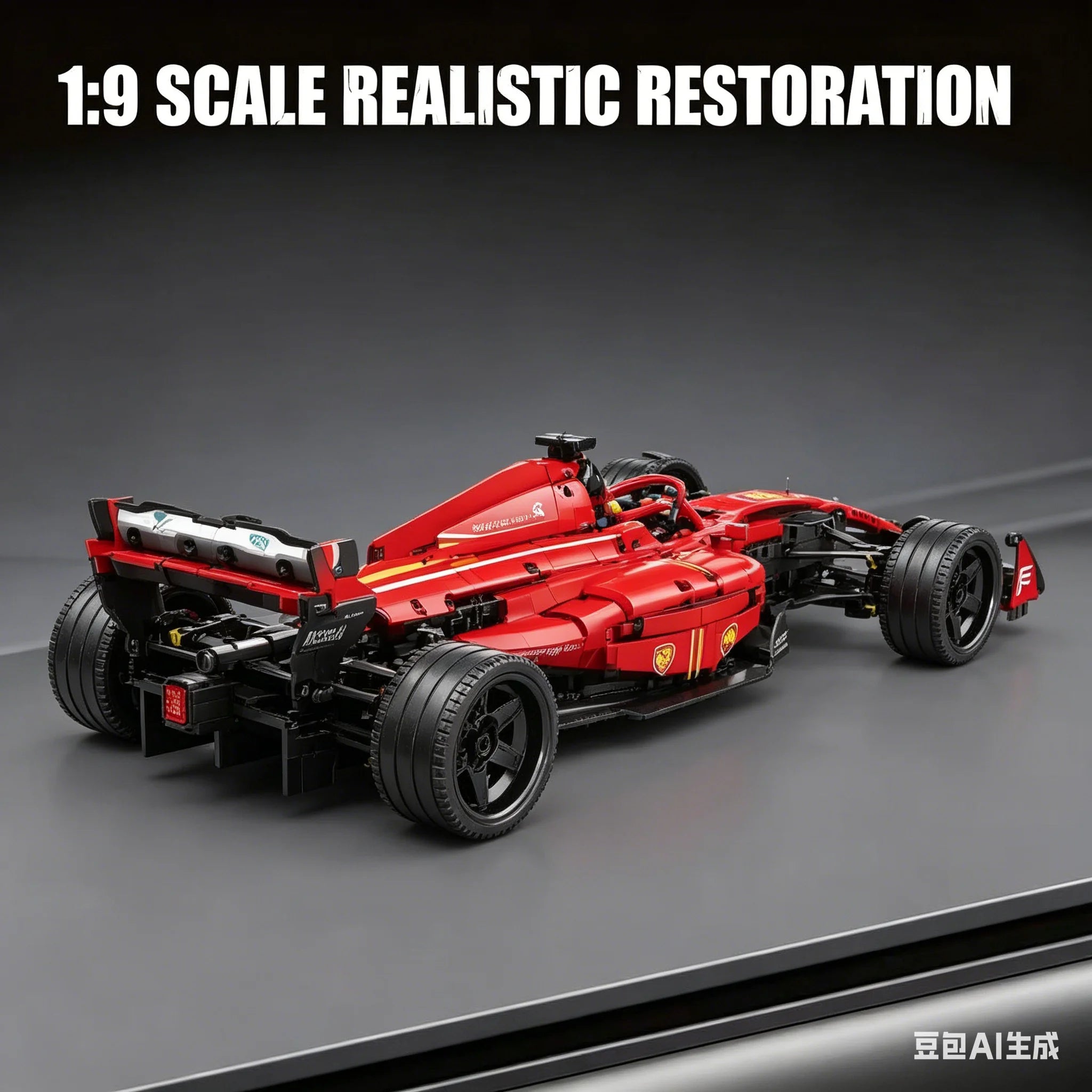 2026 Latest Cool Racing Model Assembly Building Block Set Toys Children's Day Christmas Gift