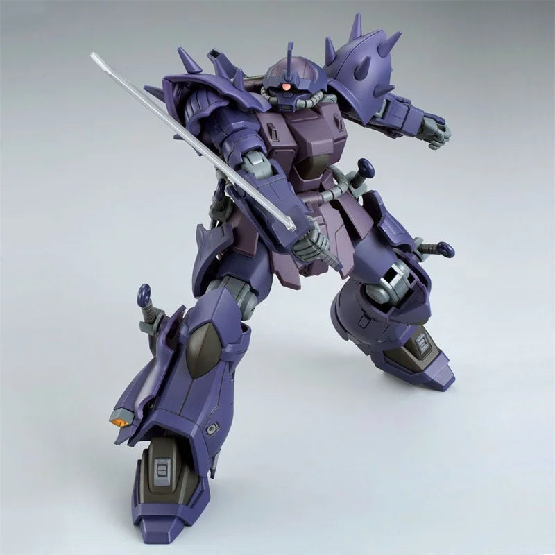 1/100 Scale Night Battle Mecha Assembly Model Kit Action Figure with Stickers, Display Stand & Dual Blade Weapons