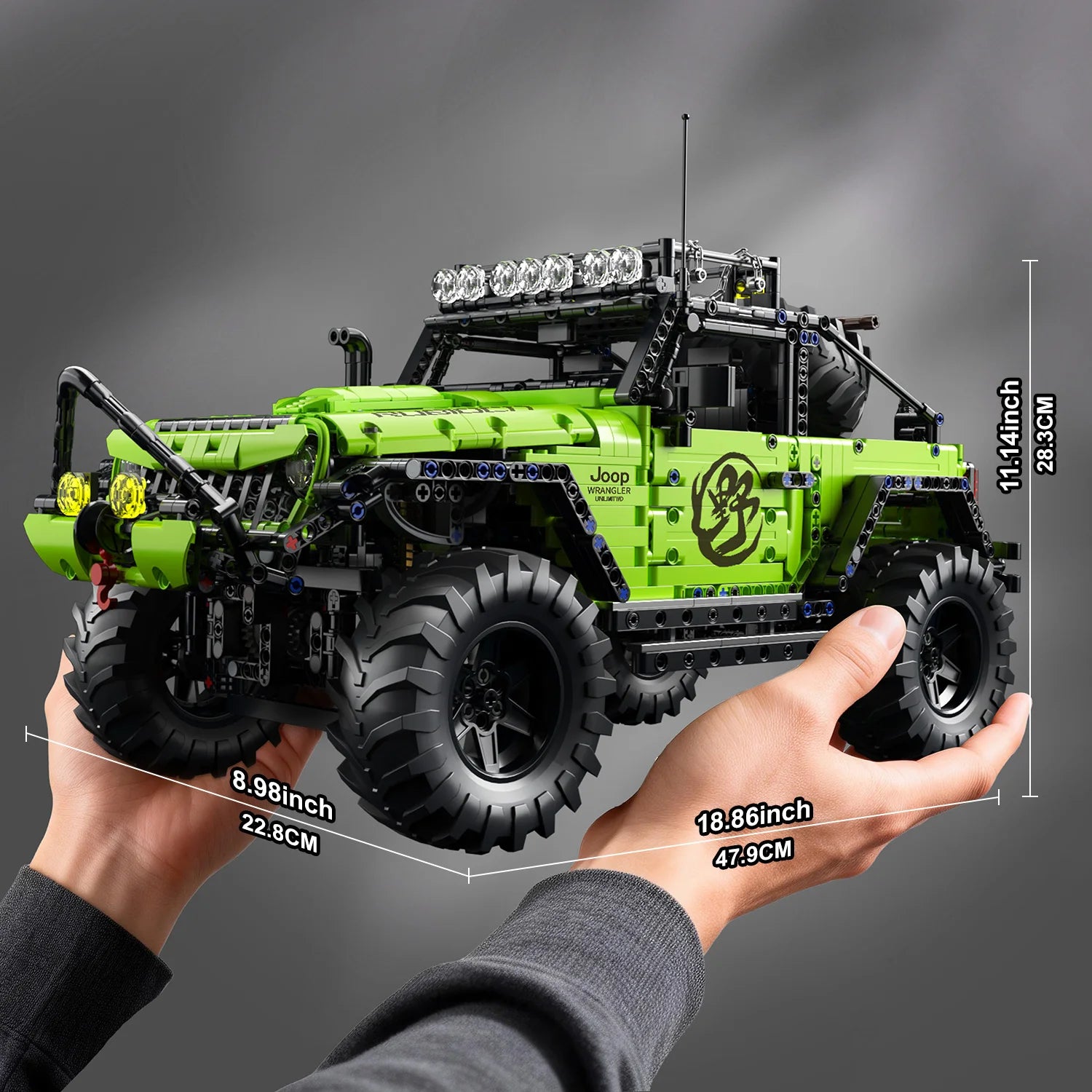 2357PCS 1:8 MOC Technical Heavy Duty Off-Road Racing Trucks Car Building Blocks 4x4 DIY Assembly Vehicle STEM Toy Gift