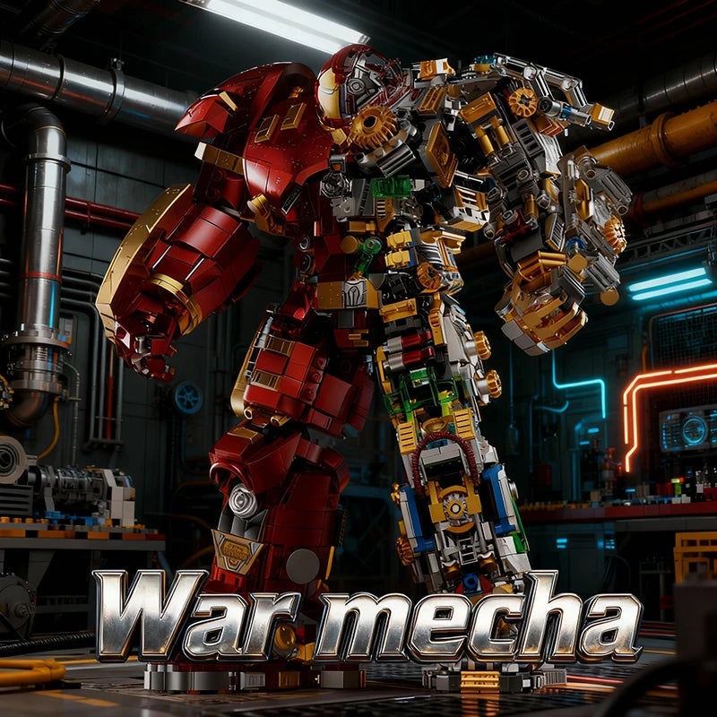 Build Your Own Battle Mech – 2,700+ Piece Robot Building Set & Display Model
