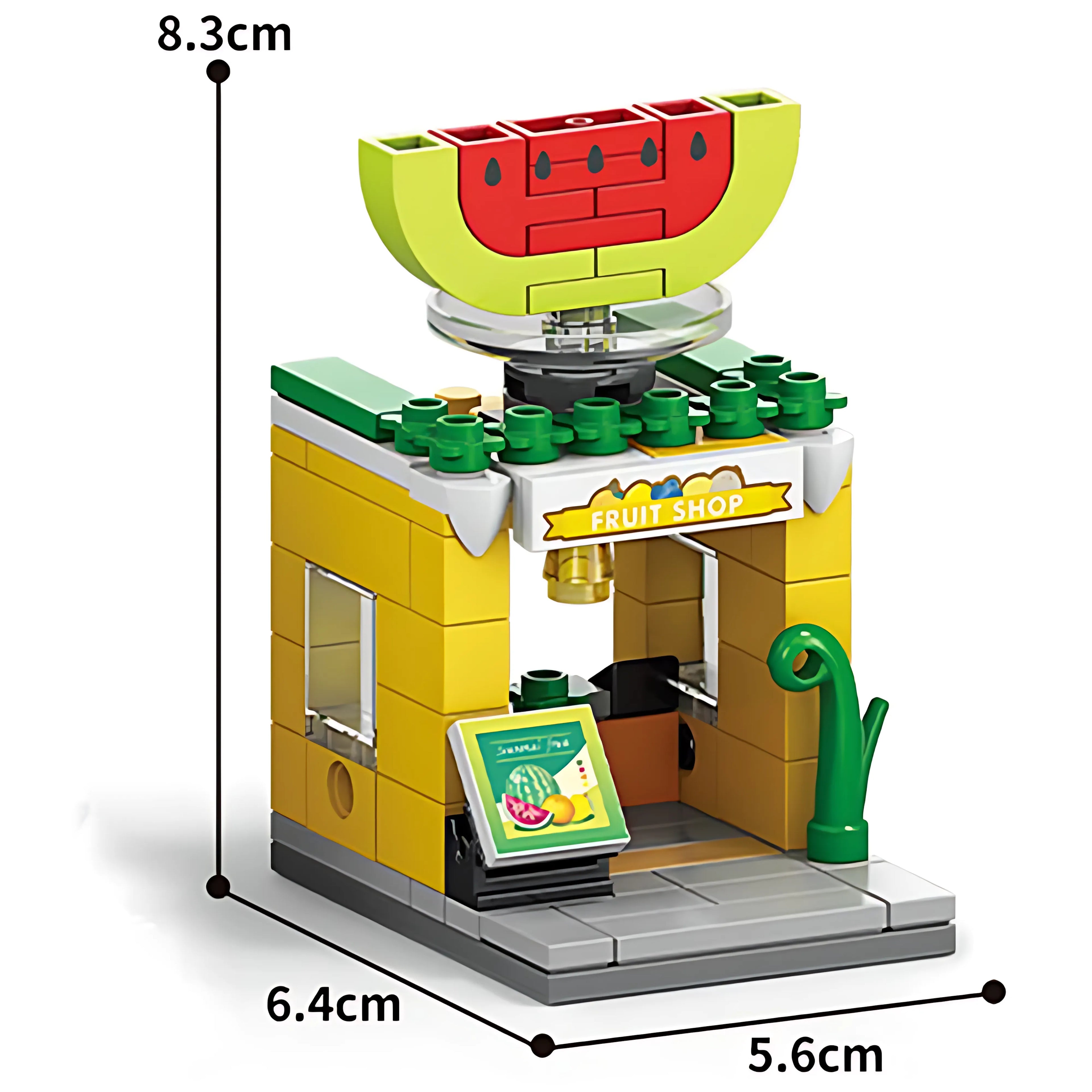 DIY City Shop Building Blocks Model 051
