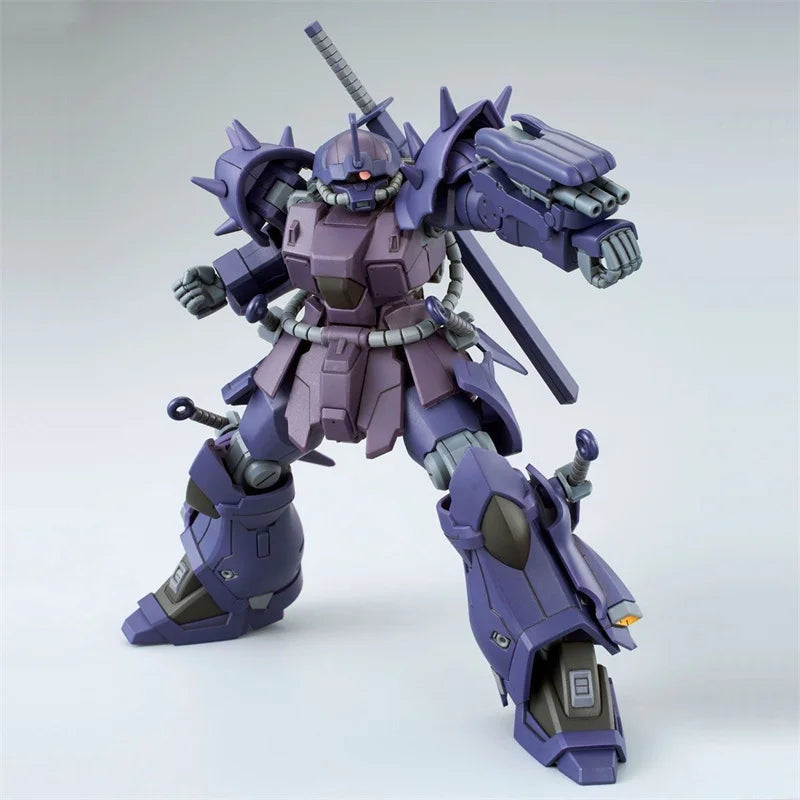 1/100 Scale Night Battle Mecha Assembly Model Kit Action Figure with Stickers, Display Stand & Dual Blade Weapons