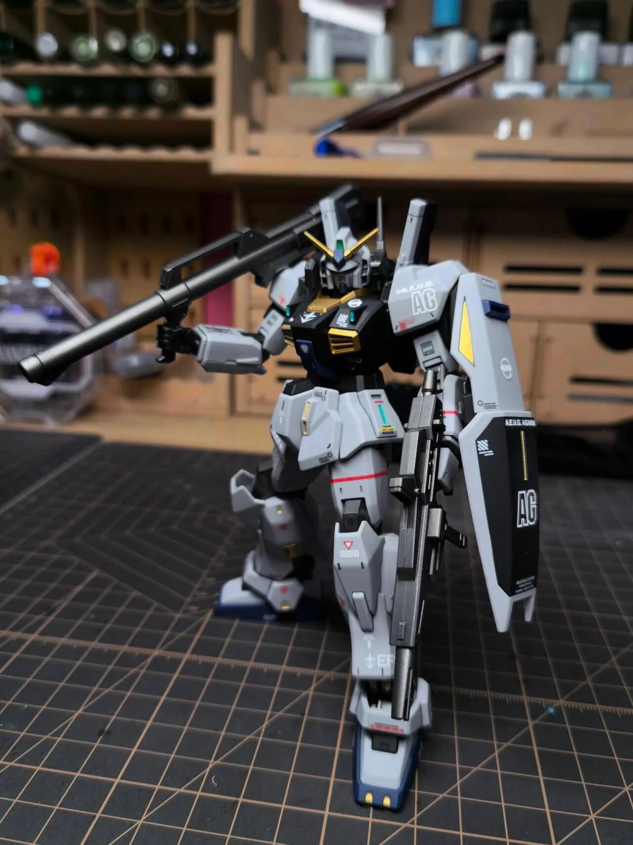 New 1/144 Scale Real Color Mecha Assembly Model Kit Action Figure Collectible Display Toy