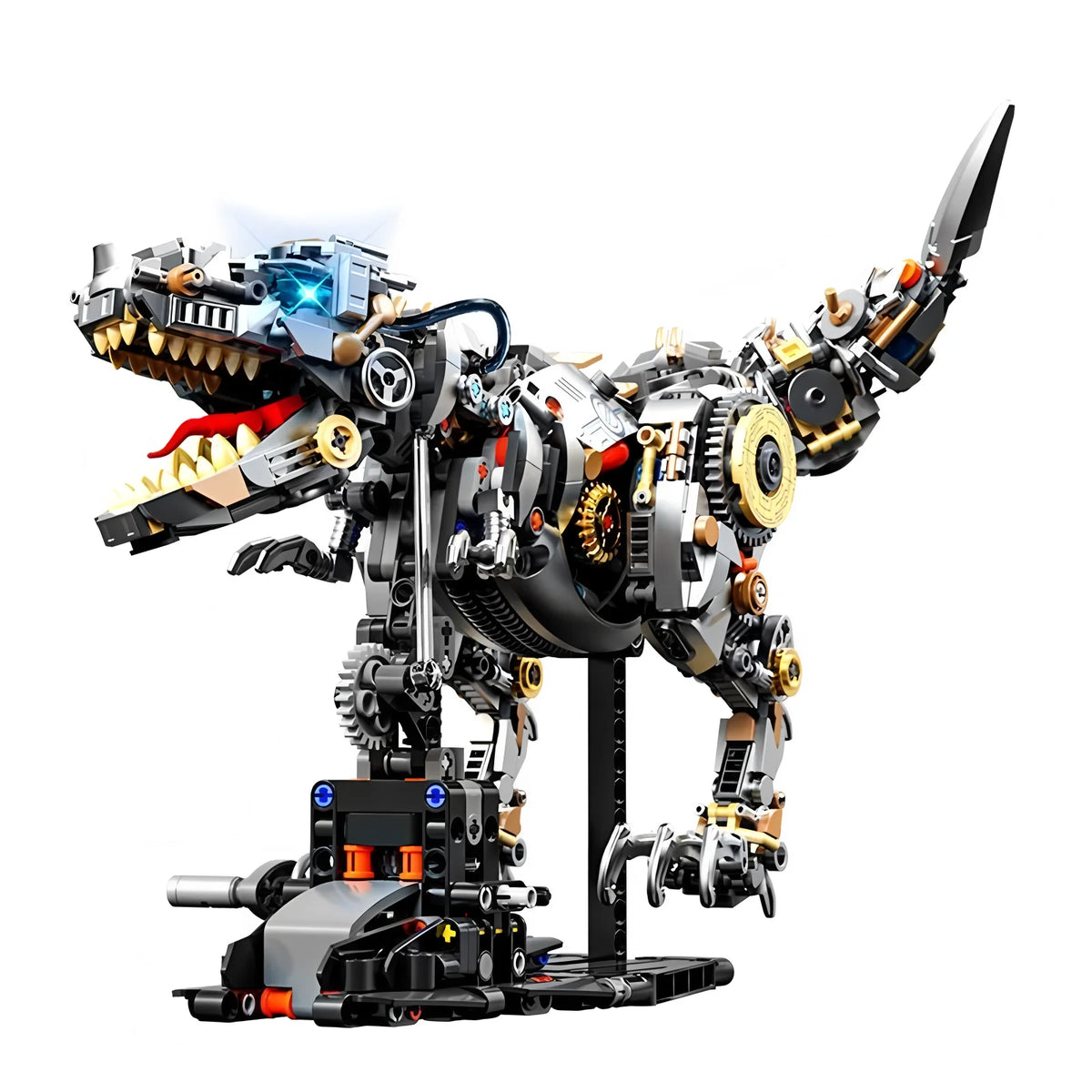Build Your Own Motorized T-Rex – Dinosaur Building Kit with Moving Parts