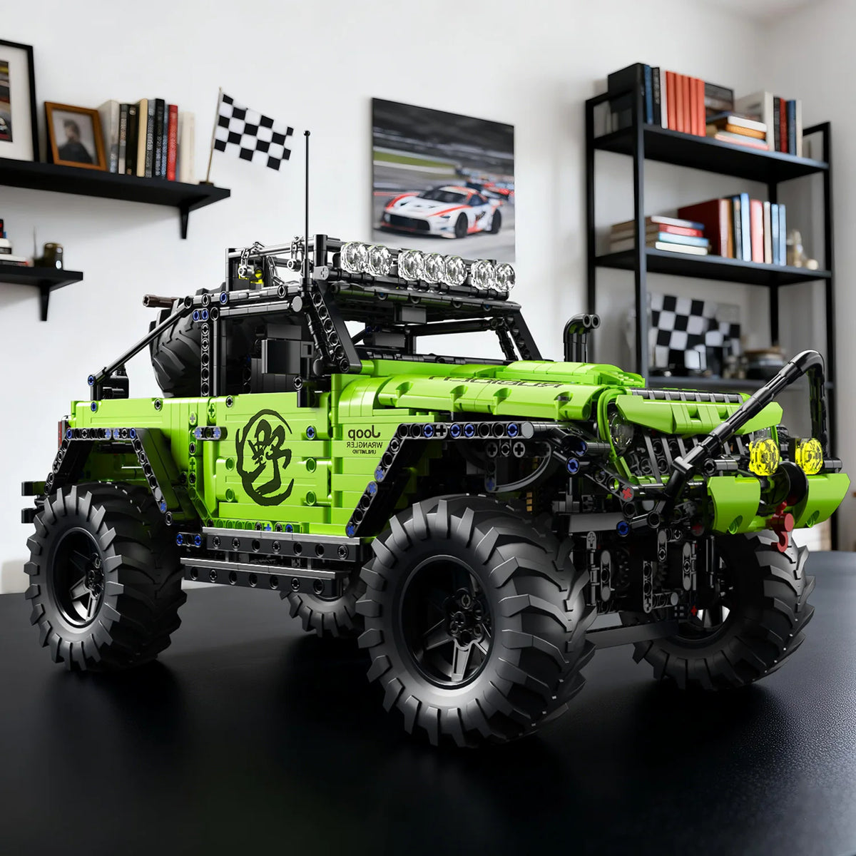 2357PCS 1:8 MOC Technical Heavy Duty Off-Road Racing Trucks Car Building Blocks 4x4 DIY Assembly Vehicle STEM Toy Gift