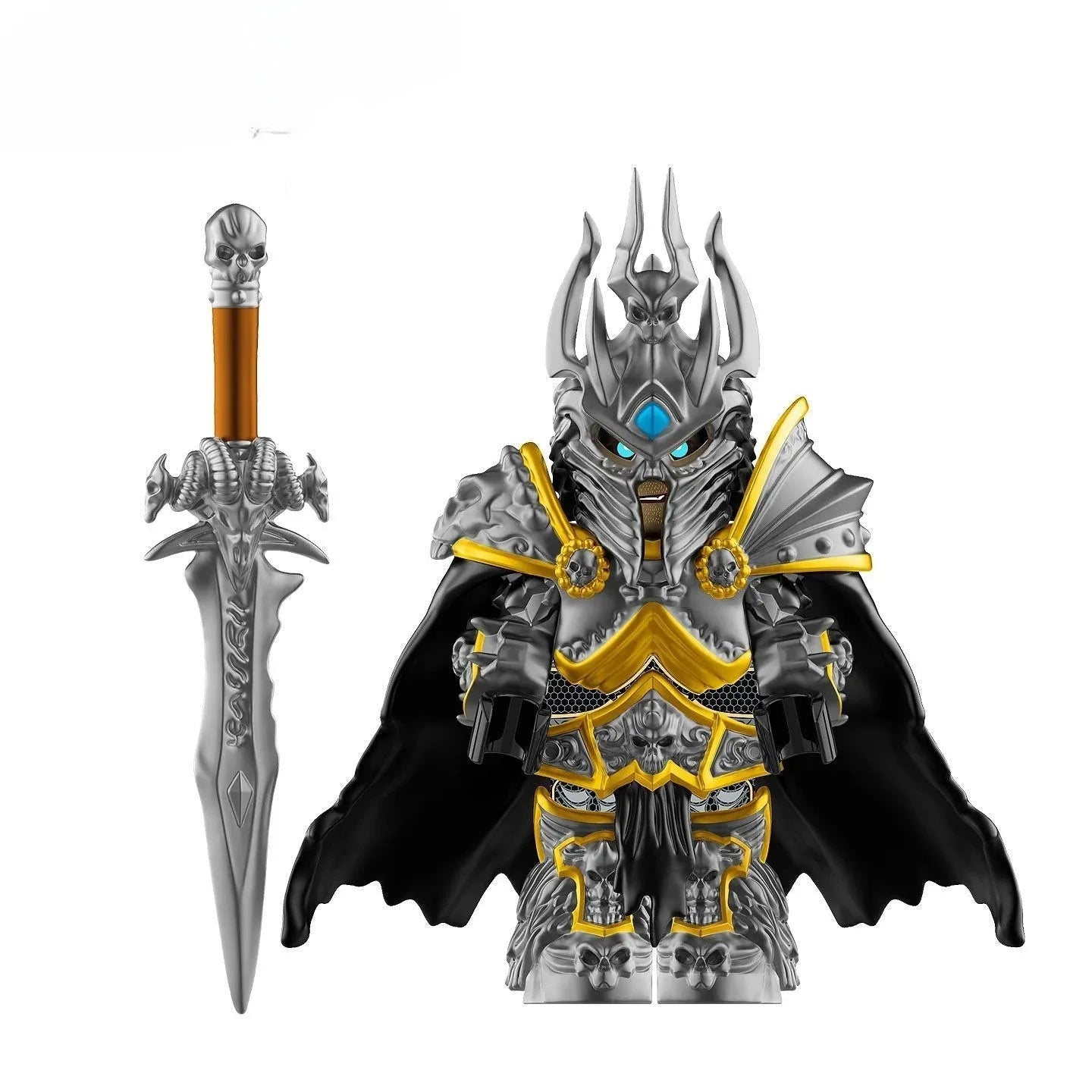 Fantasy Knight Soldier Building Blocks – Mini Figure Assembly Set for Display (DT014)