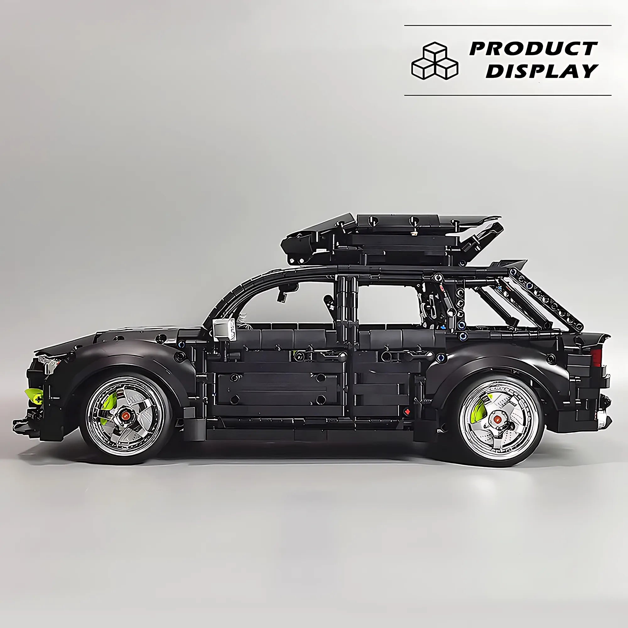 1:10 Technical Sport Wagon Building Block Model – MOC Assembly Set for Display