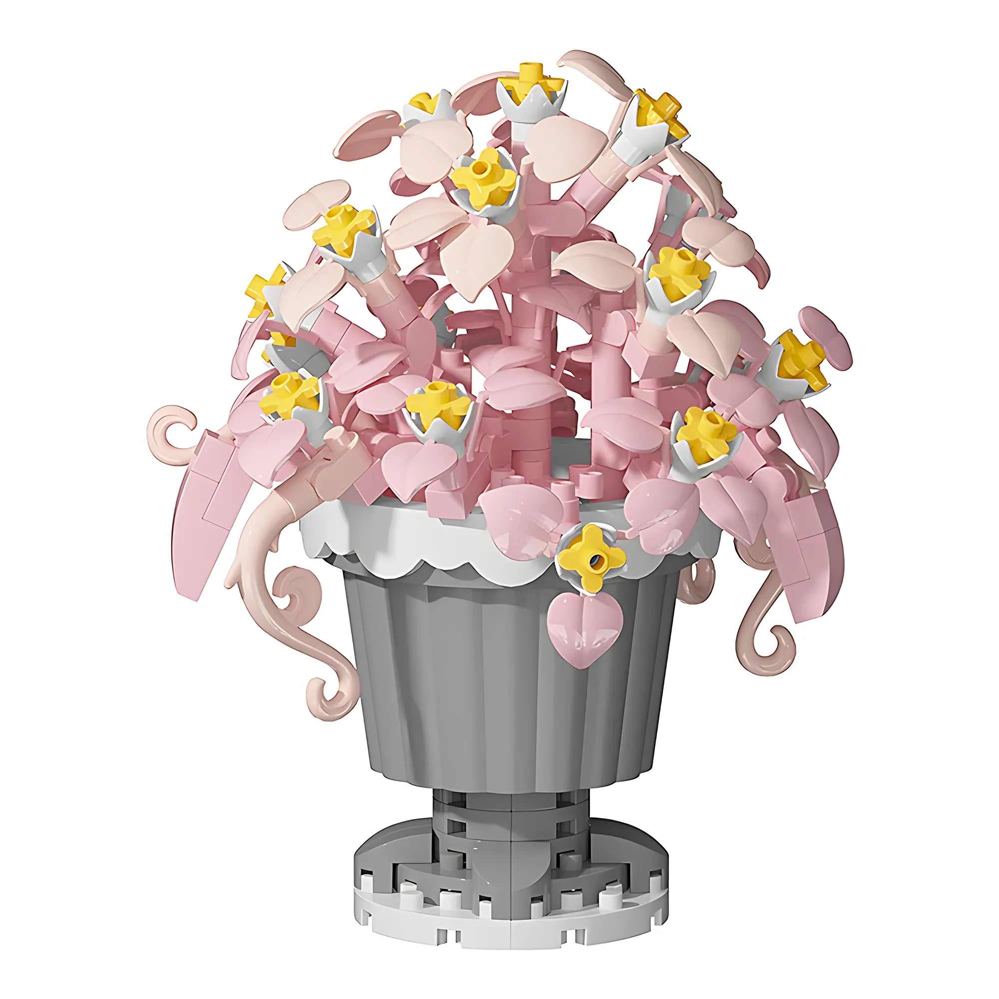 Mini Building Block Potted Flower – Micro Plant Assembly Toy Gift Model 050