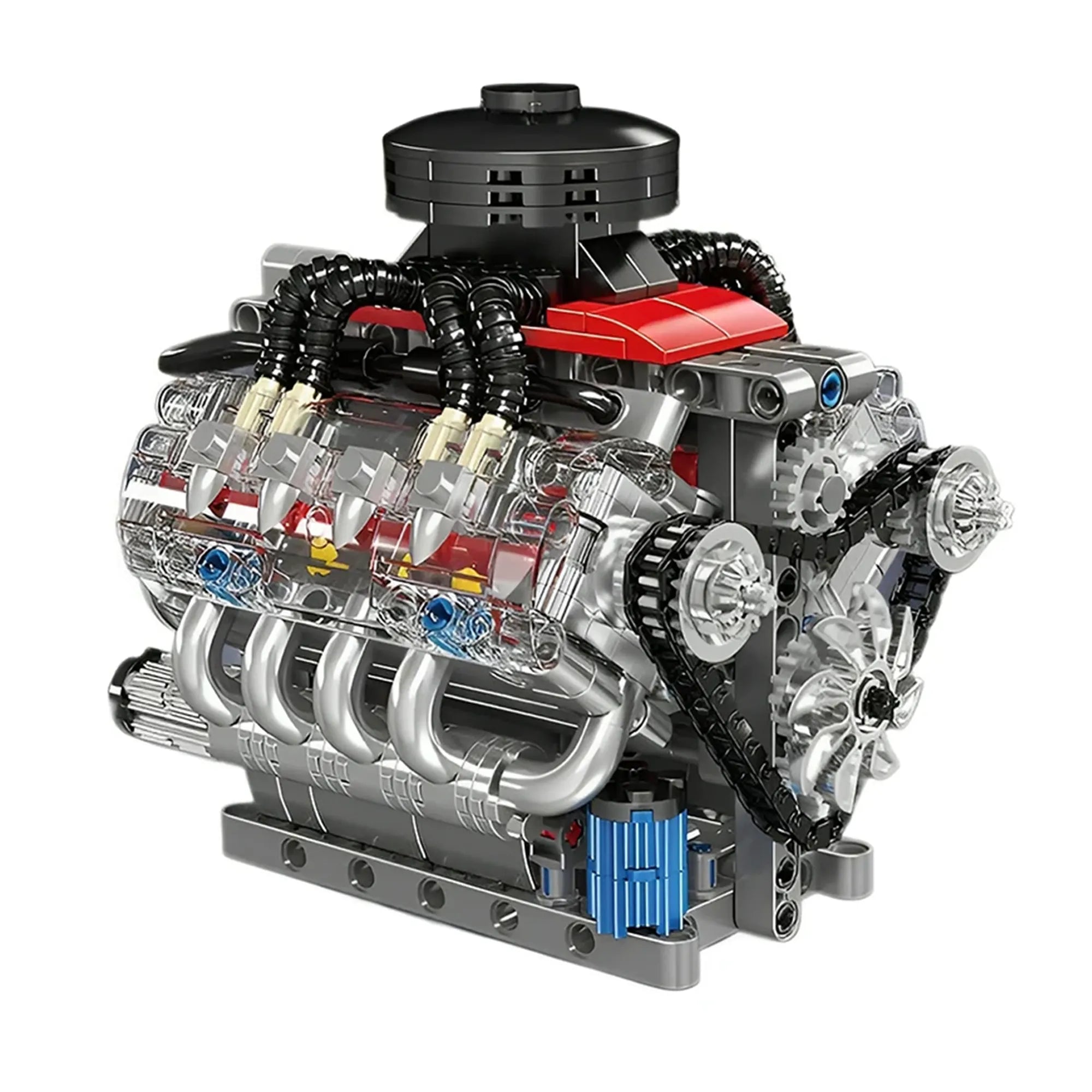 LSX454 V8 Motorized Engine Building Blocks – 487+PCS Electric Simulati ...