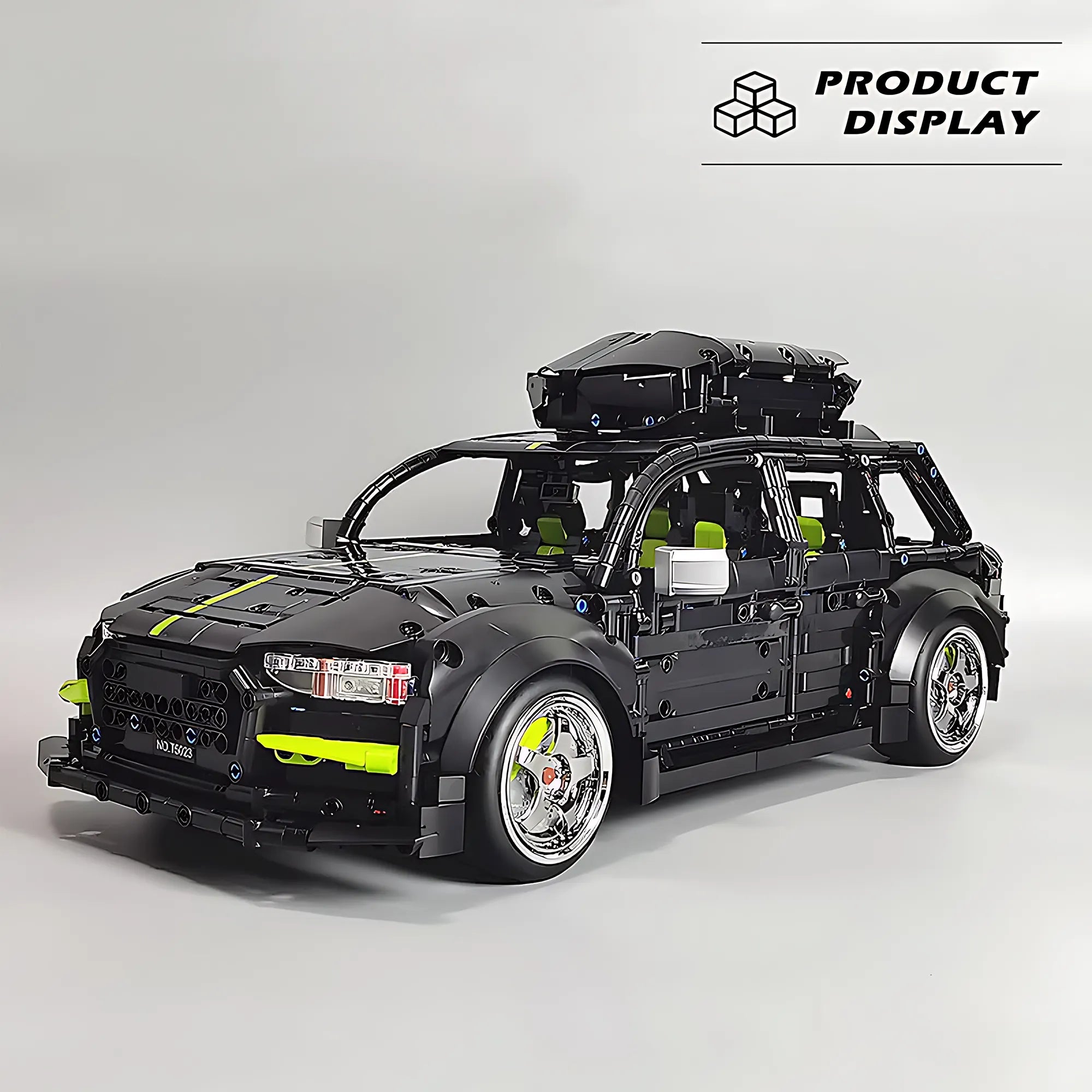 1:10 Technical Sport Wagon Building Block Model – MOC Assembly Set for Display