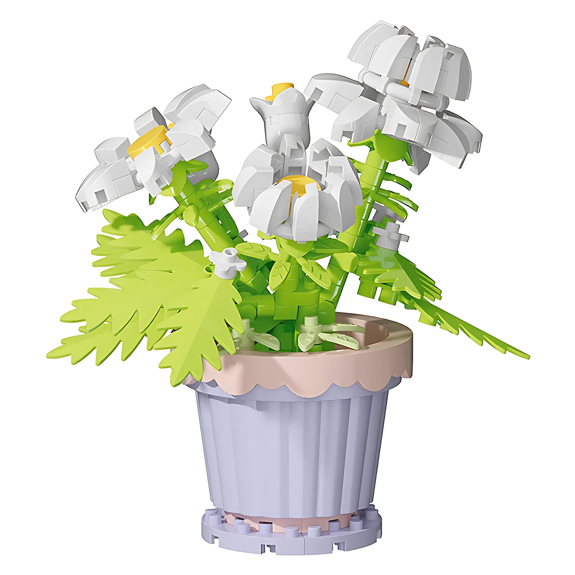 Mini Building Block Potted Flower – Micro Plant Assembly Toy Gift Model 050