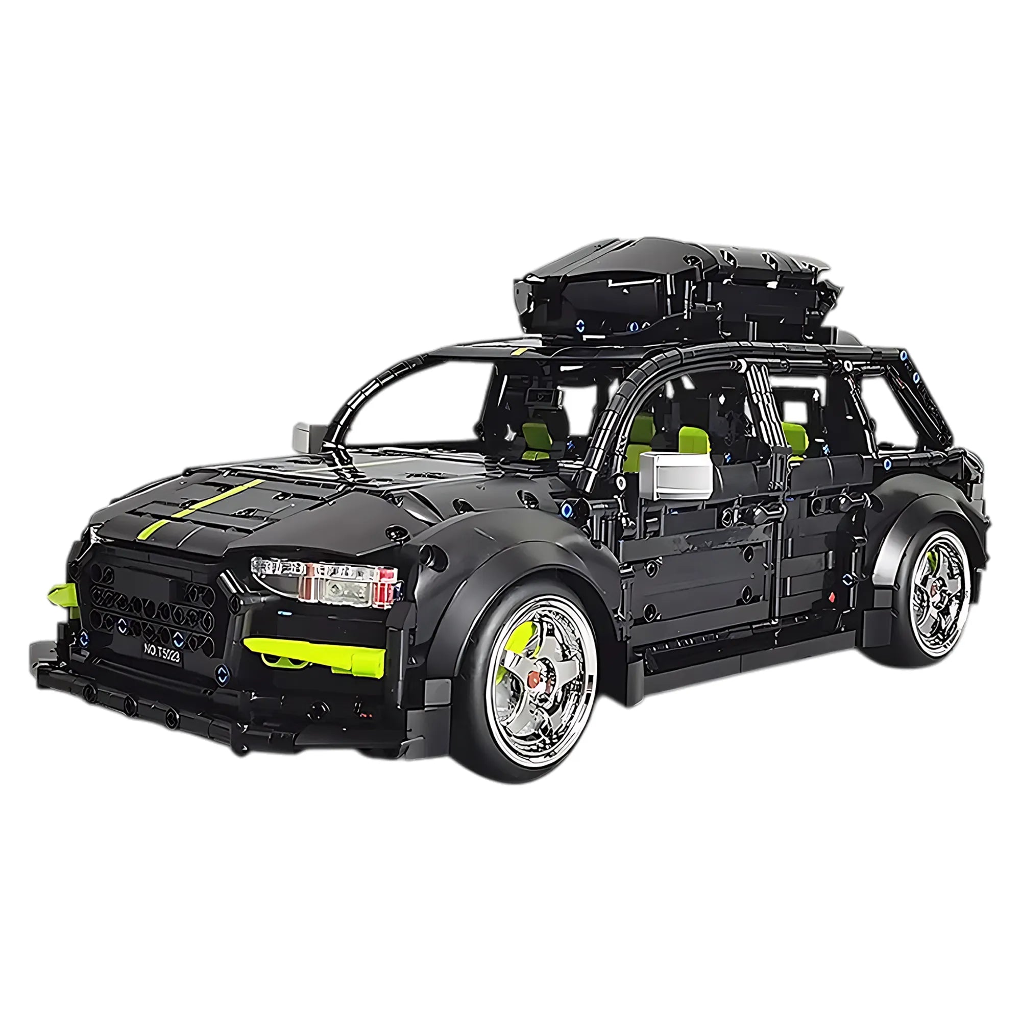 1:10 Technical Sport Wagon Building Block Model – MOC Assembly Set for Display